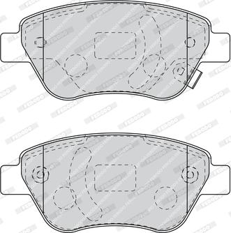 Ferodo FDB1920W - Тормозные колодки, дисковые, комплект www.autospares.lv