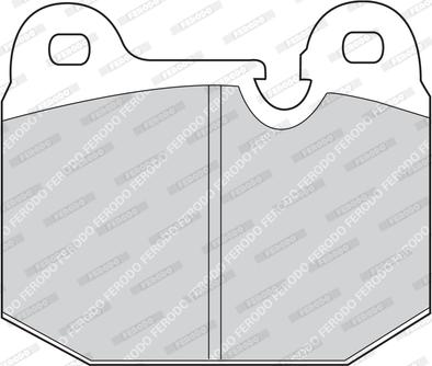 Ferodo FDB192 - Brake Pad Set, disc brake www.autospares.lv