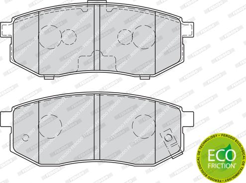 Ferodo FDB1970 - Bremžu uzliku kompl., Disku bremzes www.autospares.lv