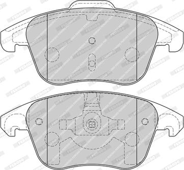 Ferodo FDB1972-D - Тормозные колодки, дисковые, комплект www.autospares.lv