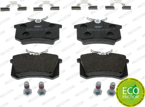 Ferodo FDB1491 - Brake Pad Set, disc brake www.autospares.lv