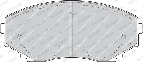 Ferodo FDB1445 - Brake Pad Set, disc brake www.autospares.lv