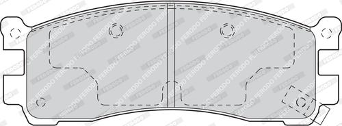 Ferodo FDB1446 - Bremžu uzliku kompl., Disku bremzes www.autospares.lv