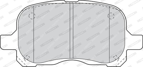 Ferodo FDB1458 - Brake Pad Set, disc brake www.autospares.lv