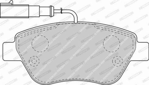 Ferodo FDB1466-D - Brake Pad Set, disc brake www.autospares.lv