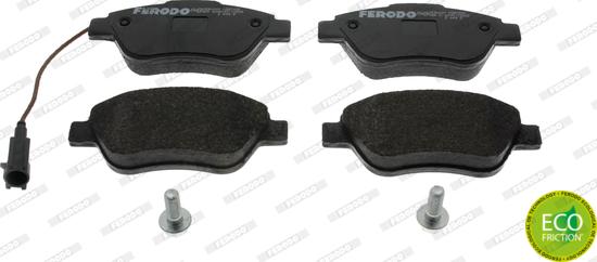 Ferodo FDB1466 - Тормозные колодки, дисковые, комплект www.autospares.lv