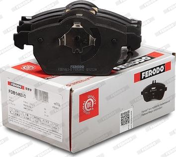 Ferodo FDB1463-D - Bremžu uzliku kompl., Disku bremzes www.autospares.lv