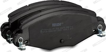 Ferodo FDB1412 - Bremžu uzliku kompl., Disku bremzes www.autospares.lv