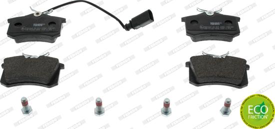 Ferodo FDB1481 - Тормозные колодки, дисковые, комплект www.autospares.lv