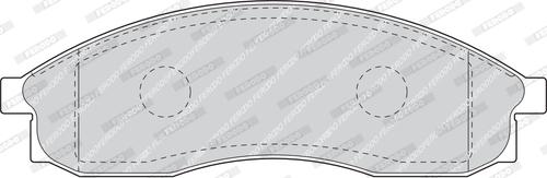 Ferodo FDB1434 - Brake Pad Set, disc brake www.autospares.lv