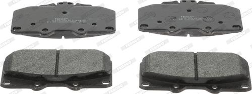 Ferodo FDB1433 - Тормозные колодки, дисковые, комплект www.autospares.lv