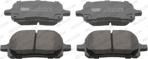 Ferodo FDB1437 - Brake Pad Set, disc brake www.autospares.lv