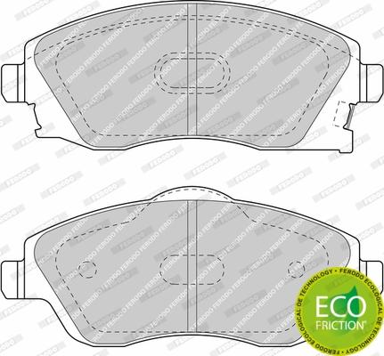 Ferodo FDB1424 - Bremžu uzliku kompl., Disku bremzes www.autospares.lv