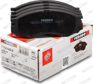 Ferodo FDB1422-D - Bremžu uzliku kompl., Disku bremzes www.autospares.lv