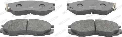 Ferodo FDB1422 - Brake Pad Set, disc brake www.autospares.lv