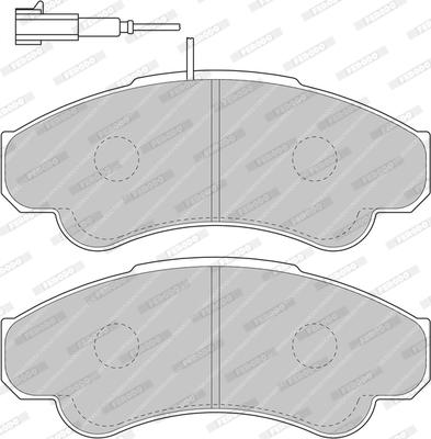 Ferodo FDB1479 - Bremžu uzliku kompl., Disku bremzes www.autospares.lv