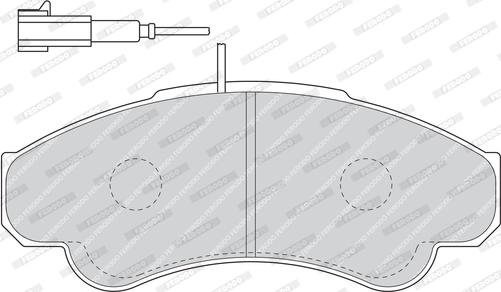 Ferodo FDB1479 - Тормозные колодки, дисковые, комплект www.autospares.lv