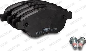 Ferodo FDB1476-D - Тормозные колодки, дисковые, комплект www.autospares.lv