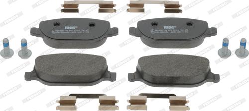 Ferodo FDB1471 - Тормозные колодки, дисковые, комплект www.autospares.lv