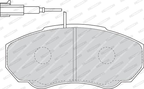 Ferodo FDB1478 - Тормозные колодки, дисковые, комплект www.autospares.lv