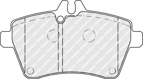 Ferodo FDB1593 - Bremžu uzliku kompl., Disku bremzes www.autospares.lv