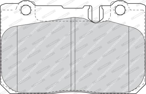 Ferodo FDB1554 - Тормозные колодки, дисковые, комплект www.autospares.lv