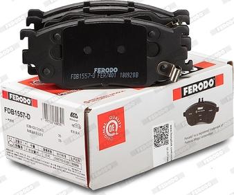 Ferodo FDB1557-D - Bremžu uzliku kompl., Disku bremzes www.autospares.lv