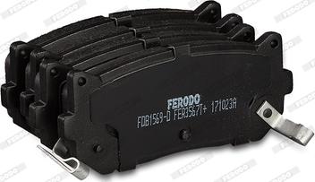 Ferodo FDB1569-D - Bremžu uzliku kompl., Disku bremzes www.autospares.lv