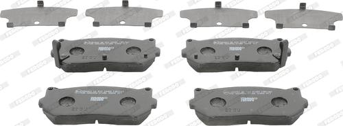 Ferodo FDB1569 - Brake Pad Set, disc brake www.autospares.lv