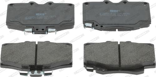 Ferodo FDB1504 - Brake Pad Set, disc brake www.autospares.lv