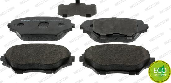 Ferodo FDB1514 - Brake Pad Set, disc brake www.autospares.lv