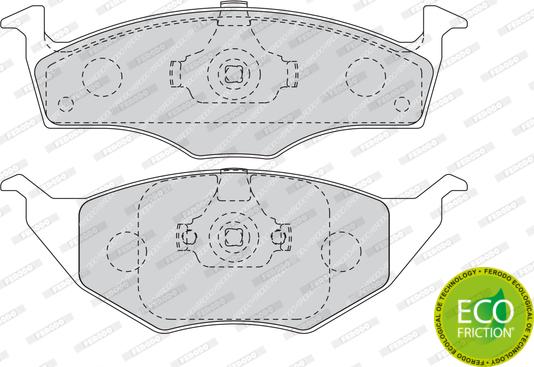 Ferodo FDB1517 - Bremžu uzliku kompl., Disku bremzes www.autospares.lv