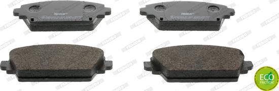 Ferodo FDB1580 - Brake Pad Set, disc brake www.autospares.lv