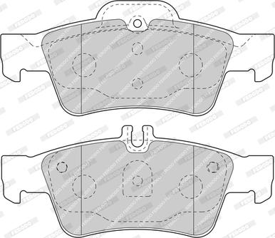 Ferodo FDB1526-D - Тормозные колодки, дисковые, комплект www.autospares.lv