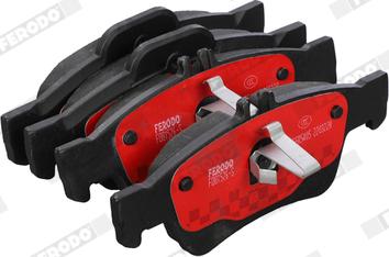 Ferodo FDB1526-S - Тормозные колодки, дисковые, комплект www.autospares.lv