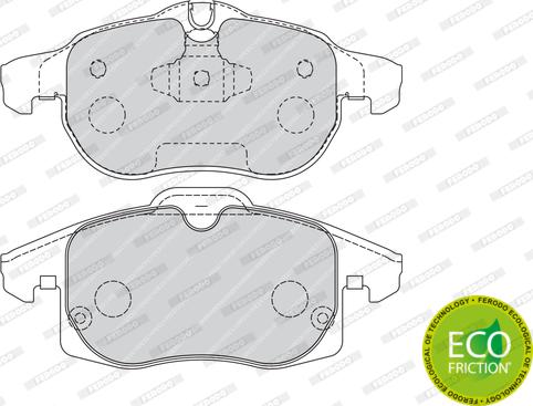 Ferodo FDB1520 - Brake Pad Set, disc brake www.autospares.lv