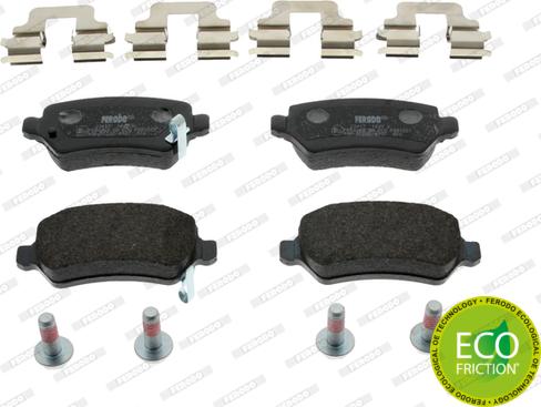 Ferodo FDB1521 - Brake Pad Set, disc brake www.autospares.lv