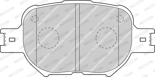 Ferodo FDB1528-D - Bremžu uzliku kompl., Disku bremzes www.autospares.lv