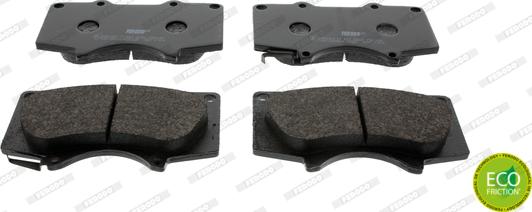 Ferodo FDB1698 - Brake Pad Set, disc brake www.autospares.lv