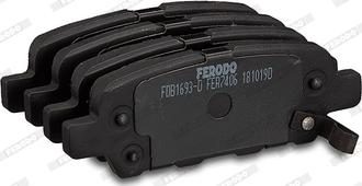 Ferodo FDB1693-D - Bremžu uzliku kompl., Disku bremzes www.autospares.lv