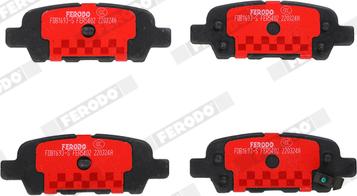 Ferodo FDB1693-S - Brake Pad Set, disc brake www.autospares.lv