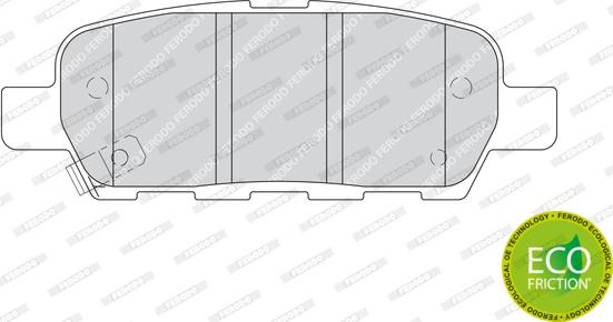 Ferodo FDB1693 - Bremžu uzliku kompl., Disku bremzes www.autospares.lv