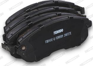 Ferodo FDB1692-D - Bremžu uzliku kompl., Disku bremzes www.autospares.lv