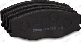 Ferodo FDB169-D - Bremžu uzliku kompl., Disku bremzes www.autospares.lv