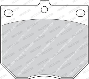 Ferodo FDB169 - Brake Pad Set, disc brake www.autospares.lv