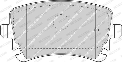 Ferodo FDB1655-D - Brake Pad Set, disc brake www.autospares.lv