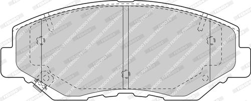 Ferodo FDB1658-D - Brake Pad Set, disc brake www.autospares.lv