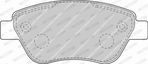 Ferodo FDB1666-D - Brake Pad Set, disc brake www.autospares.lv