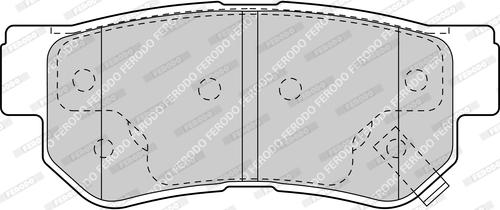 Ferodo FDB1606-D - Bremžu uzliku kompl., Disku bremzes www.autospares.lv