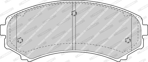 Ferodo FDB1603-D - Brake Pad Set, disc brake www.autospares.lv